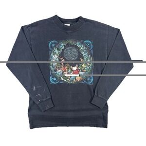 Vintage 1999 Bill Bell Art Shirt Men's Small Wizard Astronomer Horoscope Y2K